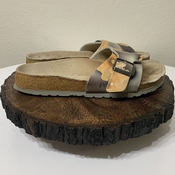 Birkenstock Papillio Women’s Size 7 Catalina Floral One Strap Slip On Sandals - Picture 2 of 16